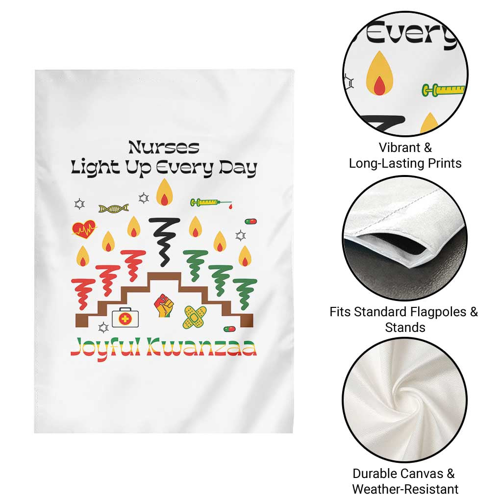 Joyful Kwanzaa Nurse Gift Garden Flag Light Up Everyday TS12 Print Your Wear