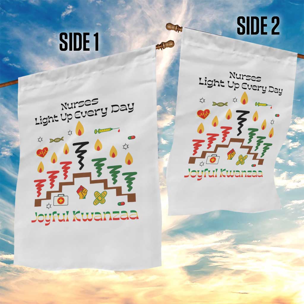 Joyful Kwanzaa Nurse Gift Garden Flag Light Up Everyday TS12 Print Your Wear