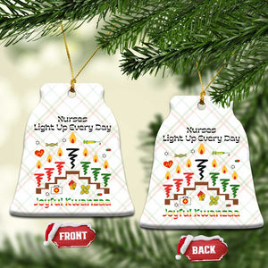 Joyful Kwanzaa Nurse Gift Ceramic Ornament Light Up Everyday TS12 Print Your Wear