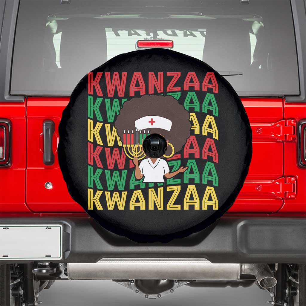 Kwanzaa Nurse Pride Spare Tire Cover African Heritage Holiday Gift TS12 Black Print Your Wear