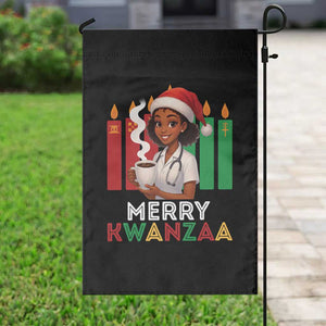 Merry Kwanzaa Garden Flag Nurse African American Holiday Celebration Gift TS12 Print Your Wear
