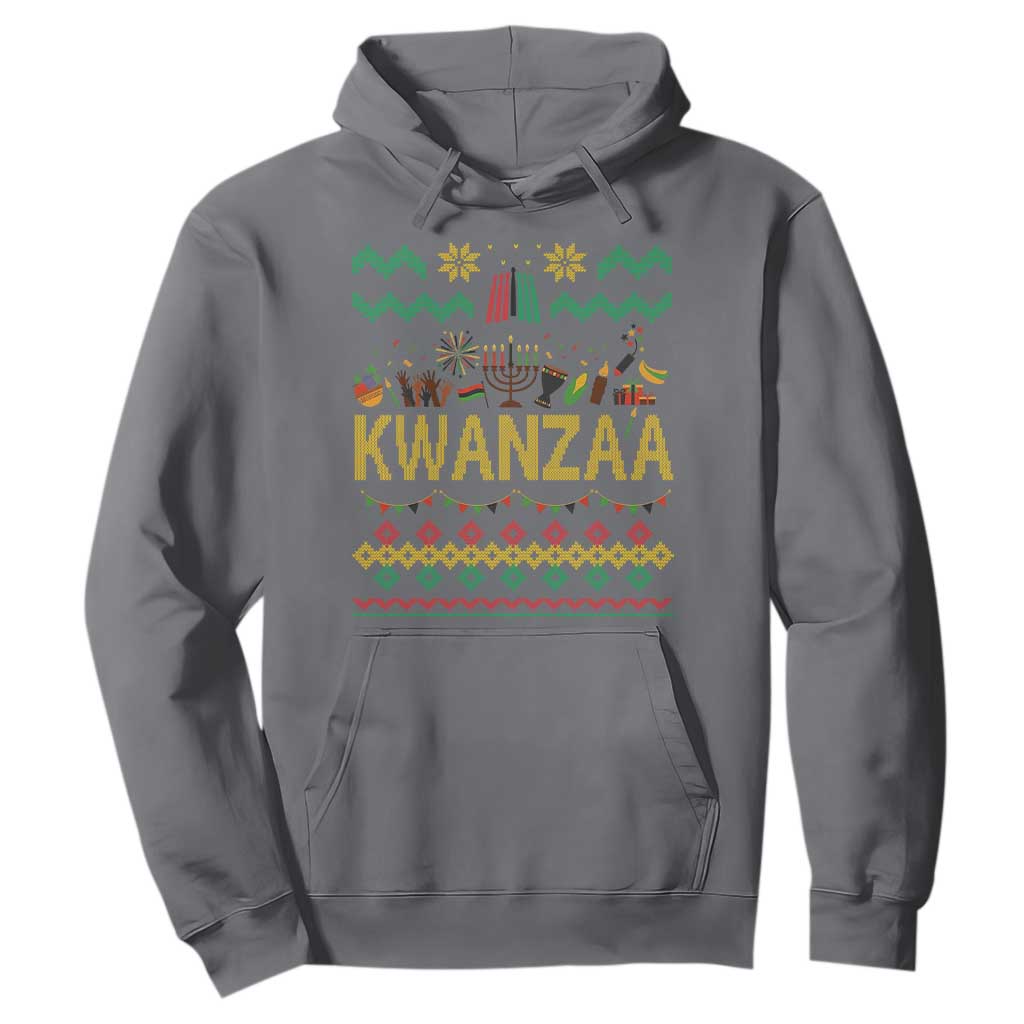 Funny Kwanzaa Celebration Ugly Sweater Hoodie African Heritage Holiday Gift TS12 Charcoal Print Your Wear