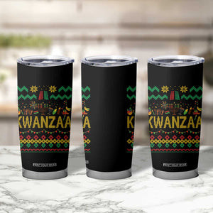Funny Kwanzaa Celebration Ugly Sweater Tumbler Cup African Heritage Holiday Gift TS12 Print Your Wear