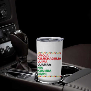 7 Principles Of Kwanzaa Tumbler Cup African American Holiday Gift TS12 Print Your Wear