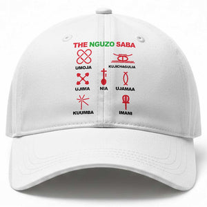 Nguzo Saba Seven Principles Of Kwanzaa Celebration Gift Baseball Cap TS12 Print Your Wear