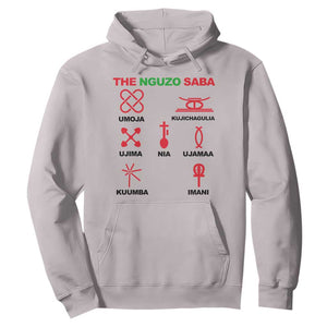 Nguzo Saba Seven Principles Of Kwanzaa Celebration Gift Hoodie TS12 Ice Gray Print Your Wear