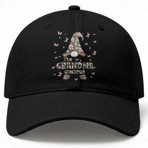 The Grandma Gnome Floral Butterfly Leopard Baseball Cap