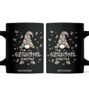 The Grandma Gnome Floral Butterfly Leopard Coffee Mug