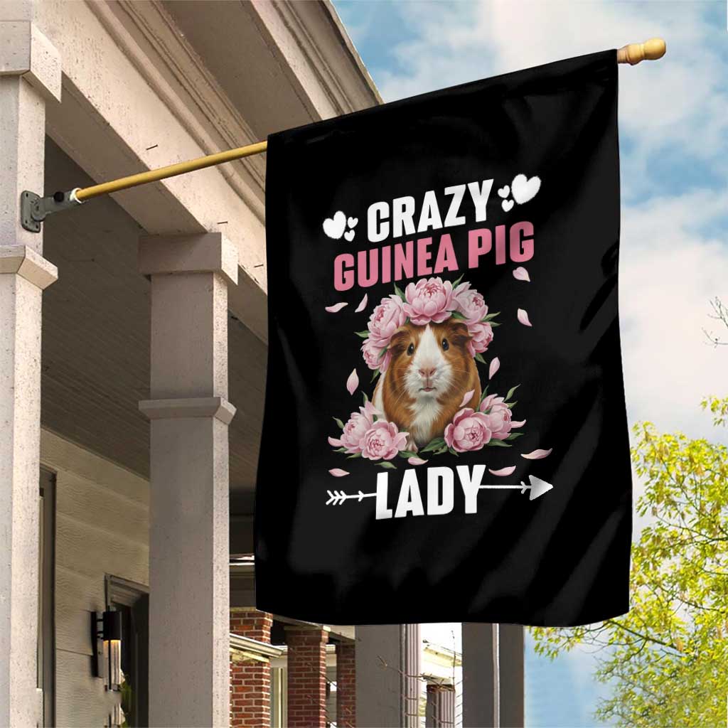 Funny Crazy Guinea Pig Lady Garden Flag Cavy Mom Gift TS12 Print Your Wear
