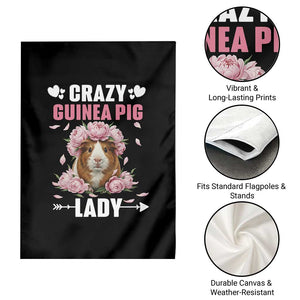 Funny Crazy Guinea Pig Lady Garden Flag Cavy Mom Gift TS12 Print Your Wear