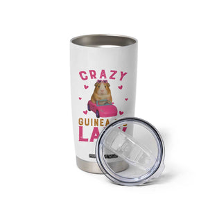 Crazy Guinea Pig Lady Tumbler Cup Funny Pet Lover Gift TS12 Print Your Wear