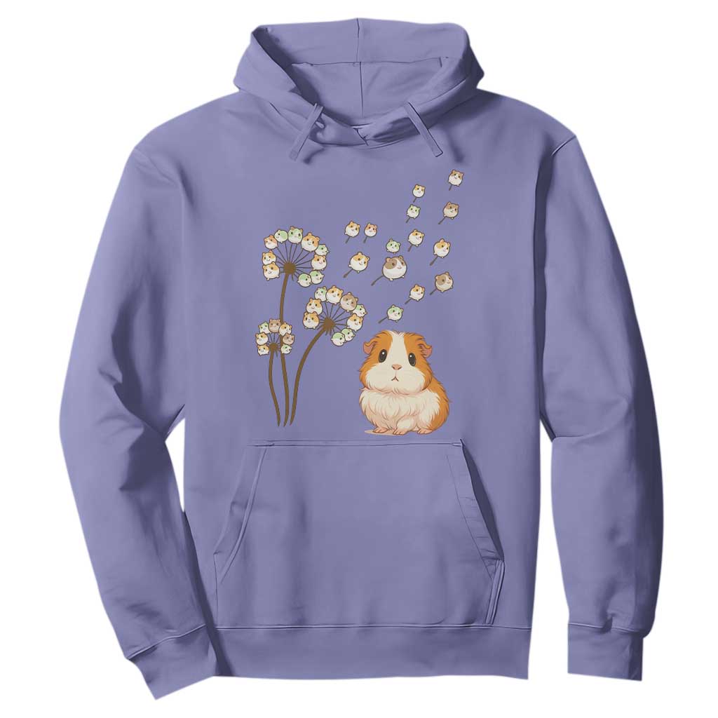 Flower Guinea Pig Dandelion Hoodie Funny Cavy Lover Gift TS12 Violet Print Your Wear