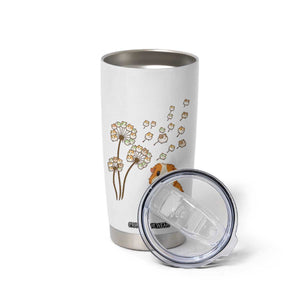Flower Guinea Pig Dandelion Tumbler Cup Funny Cavy Lover Gift TS12 Print Your Wear
