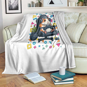 Funny Guinea Pigs And Gaming Lover Gift For Kid Throw Blanket TS12 Print Your Wear