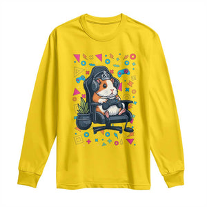 Funny Guinea Pigs And Gaming Lover Gift For Kid Long Sleeve Shirt TS12 Daisy Print Your Wear