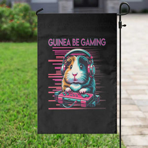 Funny Guinea Pig Video Game Player Gift Garden Flag Guinea Be Gaming TS12 Print Your Wear
