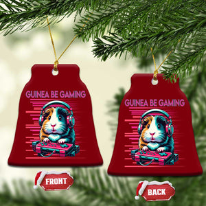 Funny Guinea Pig Video Game Player Gift Ceramic Ornament Guinea Be Gaming TS12 Print Your Wear