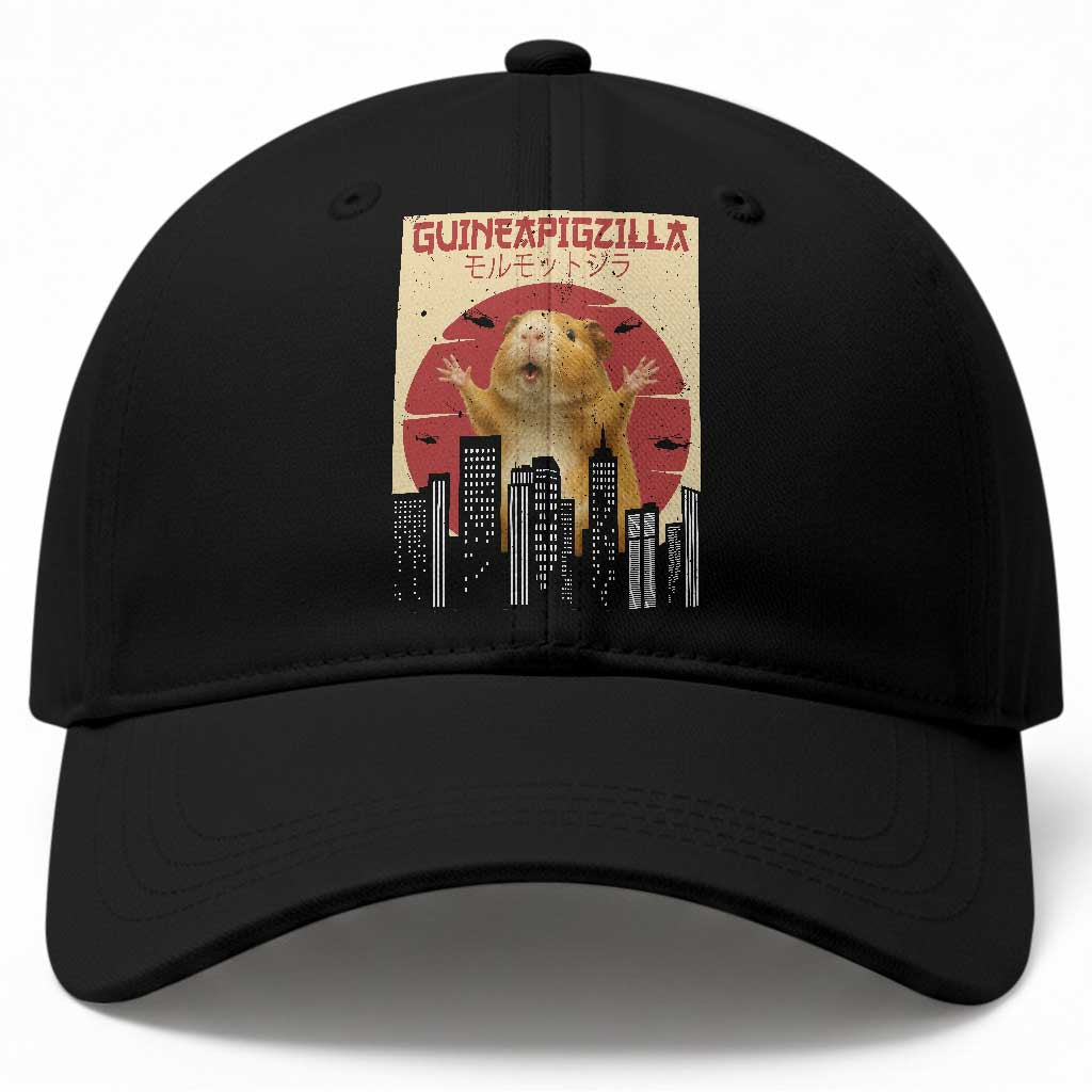 Guineapigzilla Giant Baseball Cap Funny Guinea Pig Monster Tokyo Japan Gift TS12 Print Your Wear