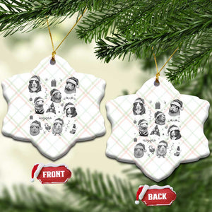 Christmas Guinea Pigs Ceramic Ornament Funny Cavy Lover Holiday Gift TS12 Print Your Wear