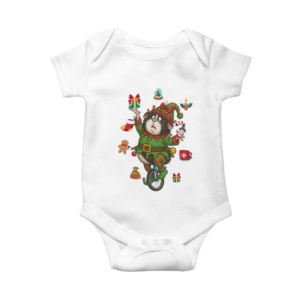 Guinea Pig Master Juggler Baby Onesie Funny Christmas Cavy Lover Gift TS12 White Print Your Wear