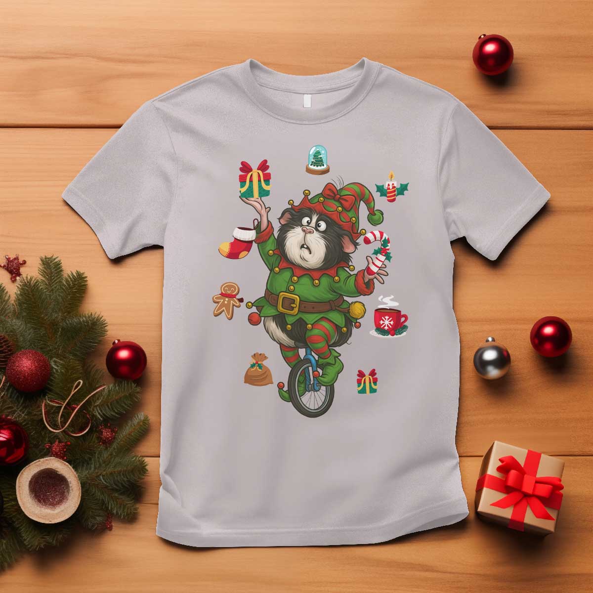 Guinea Pig Master Juggler T Shirt Funny Christmas Cavy Lover Gift TS12 Ice Gray Print Your Wear