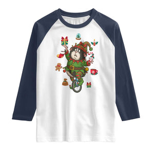 Guinea Pig Master Juggler Raglan Shirt Funny Christmas Cavy Lover Gift TS12 White Navy Print Your Wear