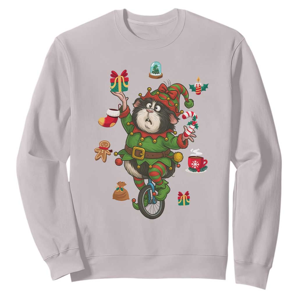 Guinea Pig Master Juggler Sweatshirt Funny Christmas Cavy Lover Gift TS12 Ice Gray Print Your Wear