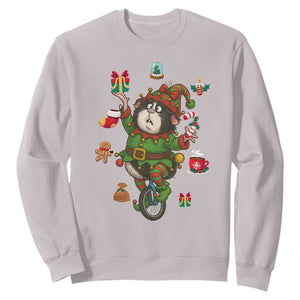 Guinea Pig Master Juggler Sweatshirt Funny Christmas Cavy Lover Gift TS12 Ice Gray Print Your Wear
