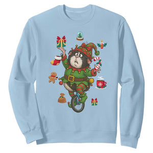Guinea Pig Master Juggler Sweatshirt Funny Christmas Cavy Lover Gift TS12 Light Blue Print Your Wear