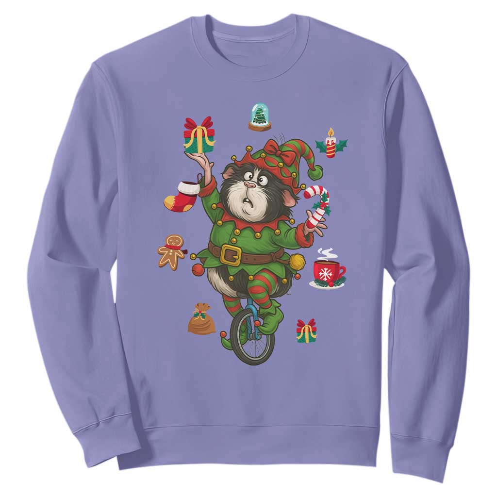 Guinea Pig Master Juggler Sweatshirt Funny Christmas Cavy Lover Gift TS12 Violet Print Your Wear