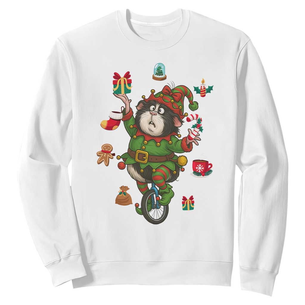 Guinea Pig Master Juggler Sweatshirt Funny Christmas Cavy Lover Gift TS12 White Print Your Wear