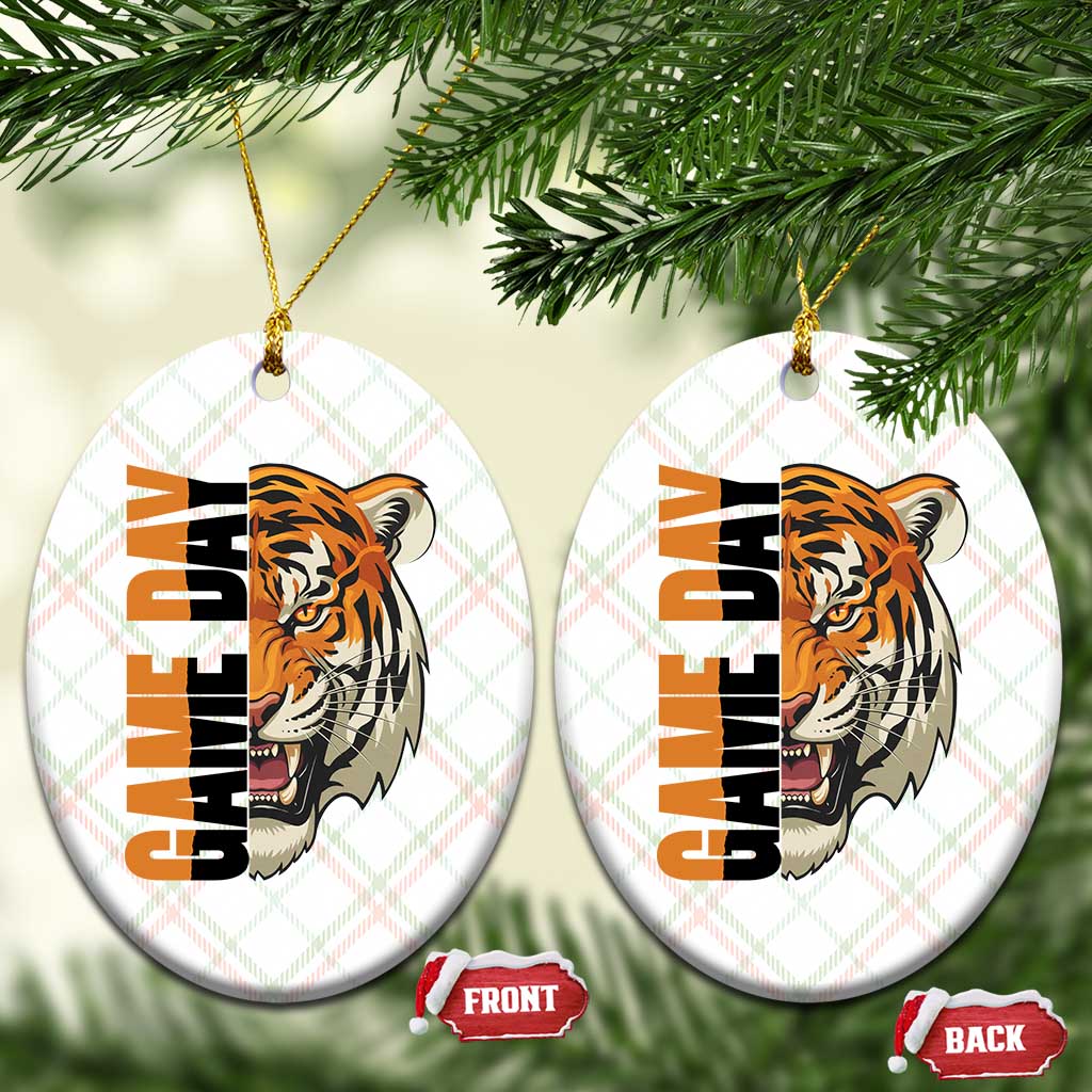 Tiger Football Lover Ceramic Ornament Game Day Fan Lifestyle TS12 Print Your Wear
