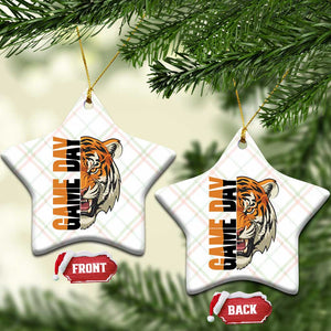 Tiger Football Lover Ceramic Ornament Game Day Fan Lifestyle TS12 Print Your Wear