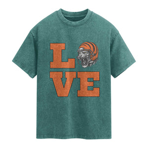 Midwest Football Pride Washed Cotton T-Shirt Game Day Gift