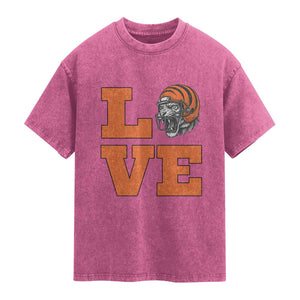 Midwest Football Pride Washed Cotton T-Shirt Game Day Gift