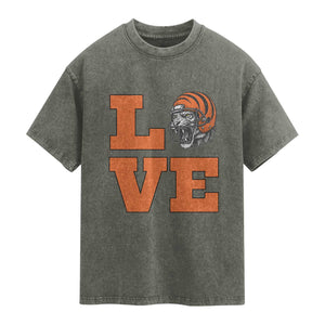 Midwest Football Pride Washed Cotton T-Shirt Game Day Gift