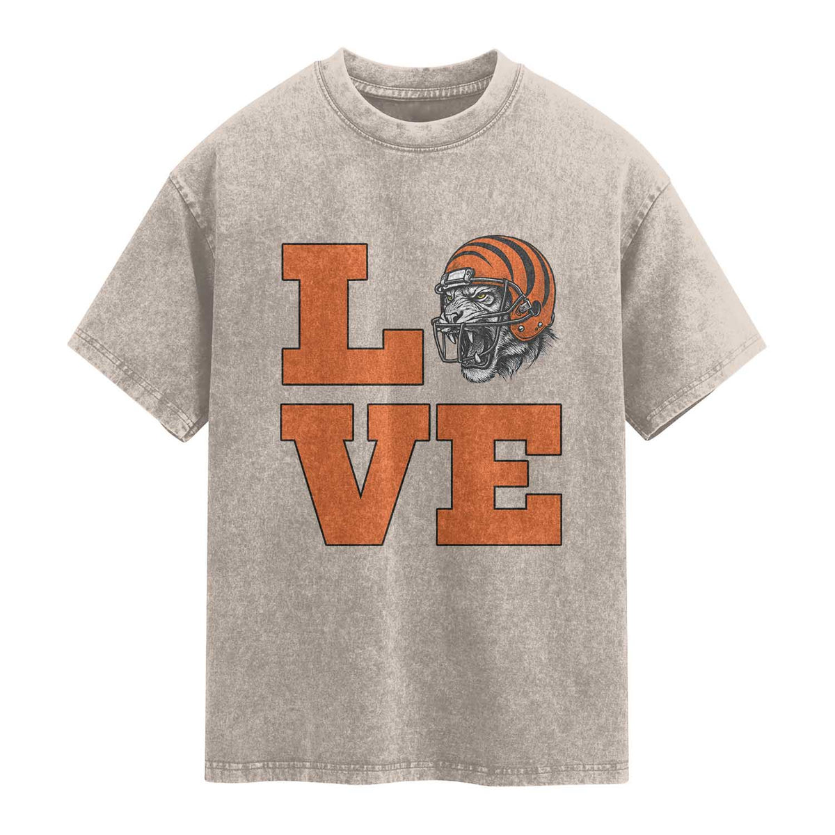 Midwest Football Pride Washed Cotton T-Shirt Game Day Gift