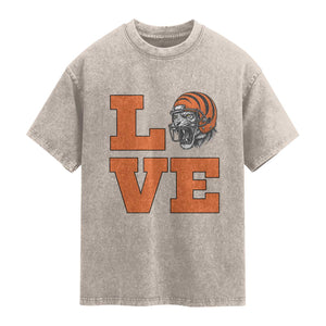Midwest Football Pride Washed Cotton T-Shirt Game Day Gift