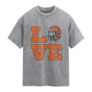 Midwest Football Pride Washed Cotton T-Shirt Game Day Gift