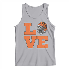 Midwest Football Pride Tank Top Game Day Gift TS12 Athletic Heather Print Your Wear