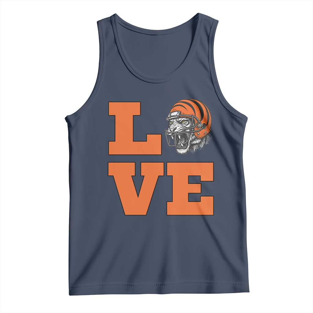 Midwest Football Pride Tank Top Game Day Gift TS12 Navy Print Your Wear