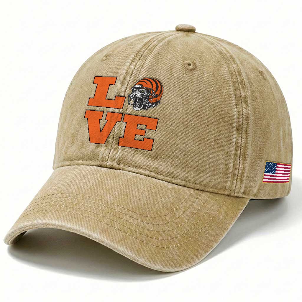 Midwest Football Pride Washed Cotton Baseball Cap Game Day Gift TS12 Print Your Wear