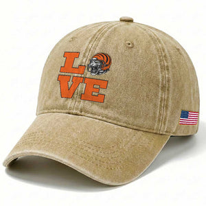 Midwest Football Pride Washed Cotton Baseball Cap Game Day Gift TS12 Print Your Wear