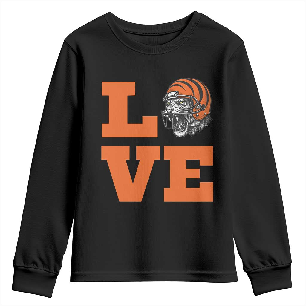 Midwest Football Pride Youth Sweatshirt Game Day Gift TS12 Black Print Your Wear