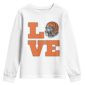 Midwest Football Pride Youth Sweatshirt Game Day Gift TS12 White Print Your Wear