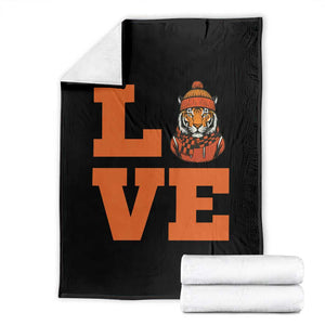 Midwest Tiger Football Pride Throw Blanket Funny Sport Lover Gift TS12 Black Print Your Wear