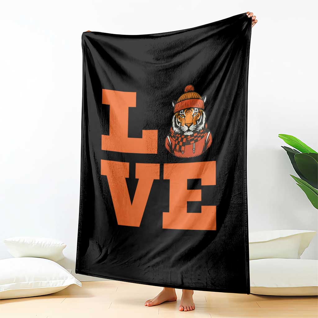 Midwest Tiger Football Pride Throw Blanket Funny Sport Lover Gift TS12 Print Your Wear