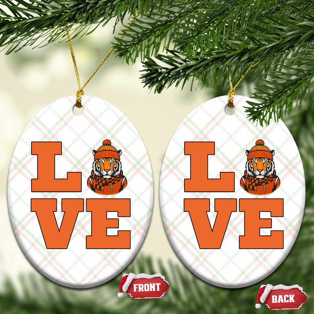 Midwest Tiger Football Pride Ceramic Ornament Funny Sport Lover Gift TS12 Print Your Wear