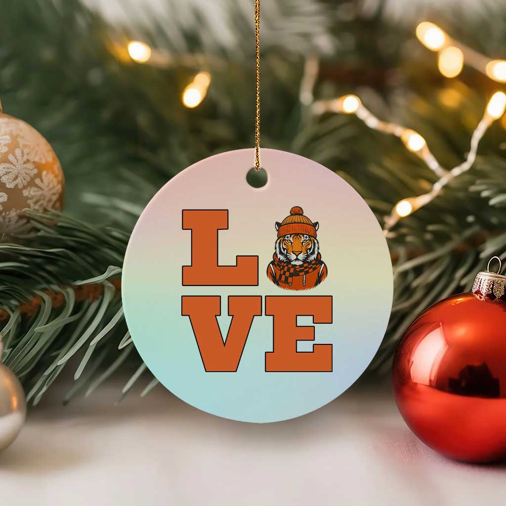 Midwest Tiger Football Pride Ceramic Ornament Funny Sport Lover Gift TS12 1pc Pastel Print Your Wear