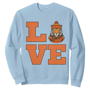 Midwest Tiger Football Pride Sweatshirt Funny Sport Lover Gift TS12 Light Blue Print Your Wear